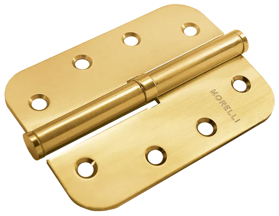 Петля карточная разъемная MSND-C 100X70X2.5 SG R с подшипником стальная левая, врезная, цвет матовое золото фото купить Сочи