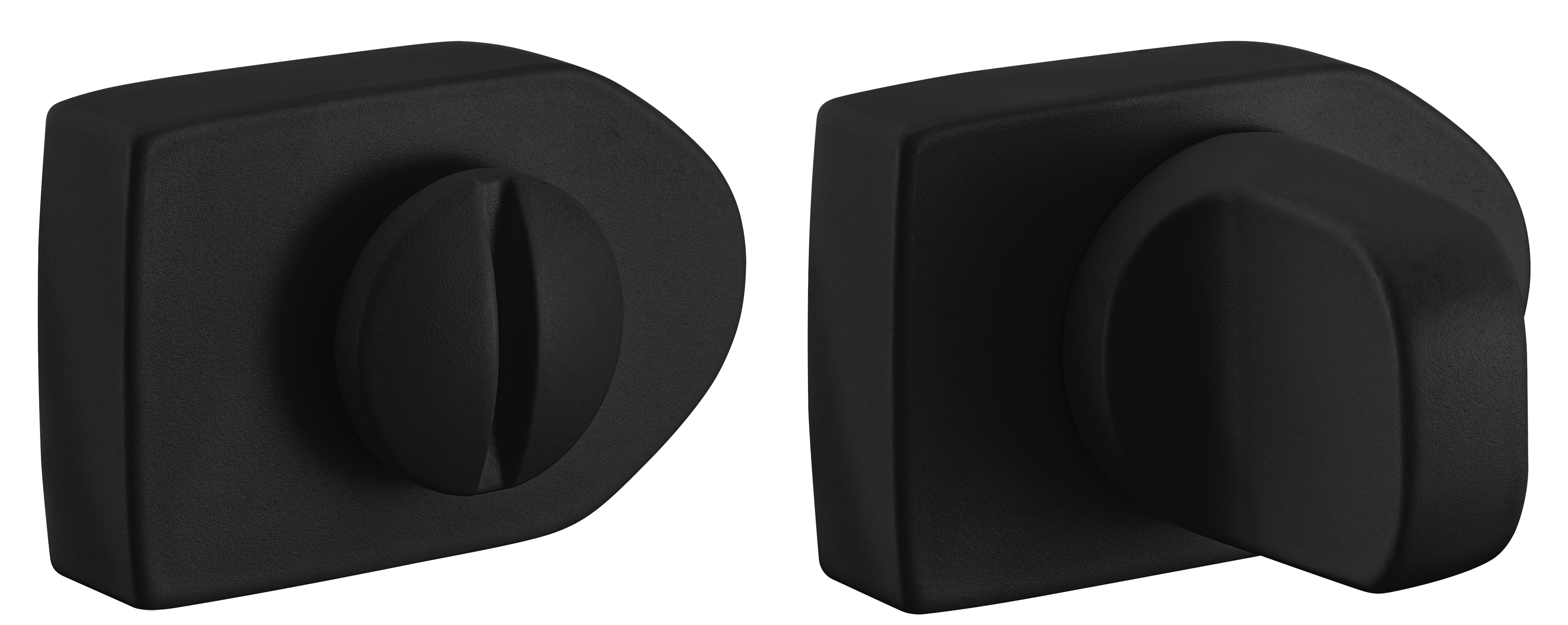 Завертка сантехническая LUX-WC-SH NERO-ST цвет - черный soft-touch фото купить Сочи