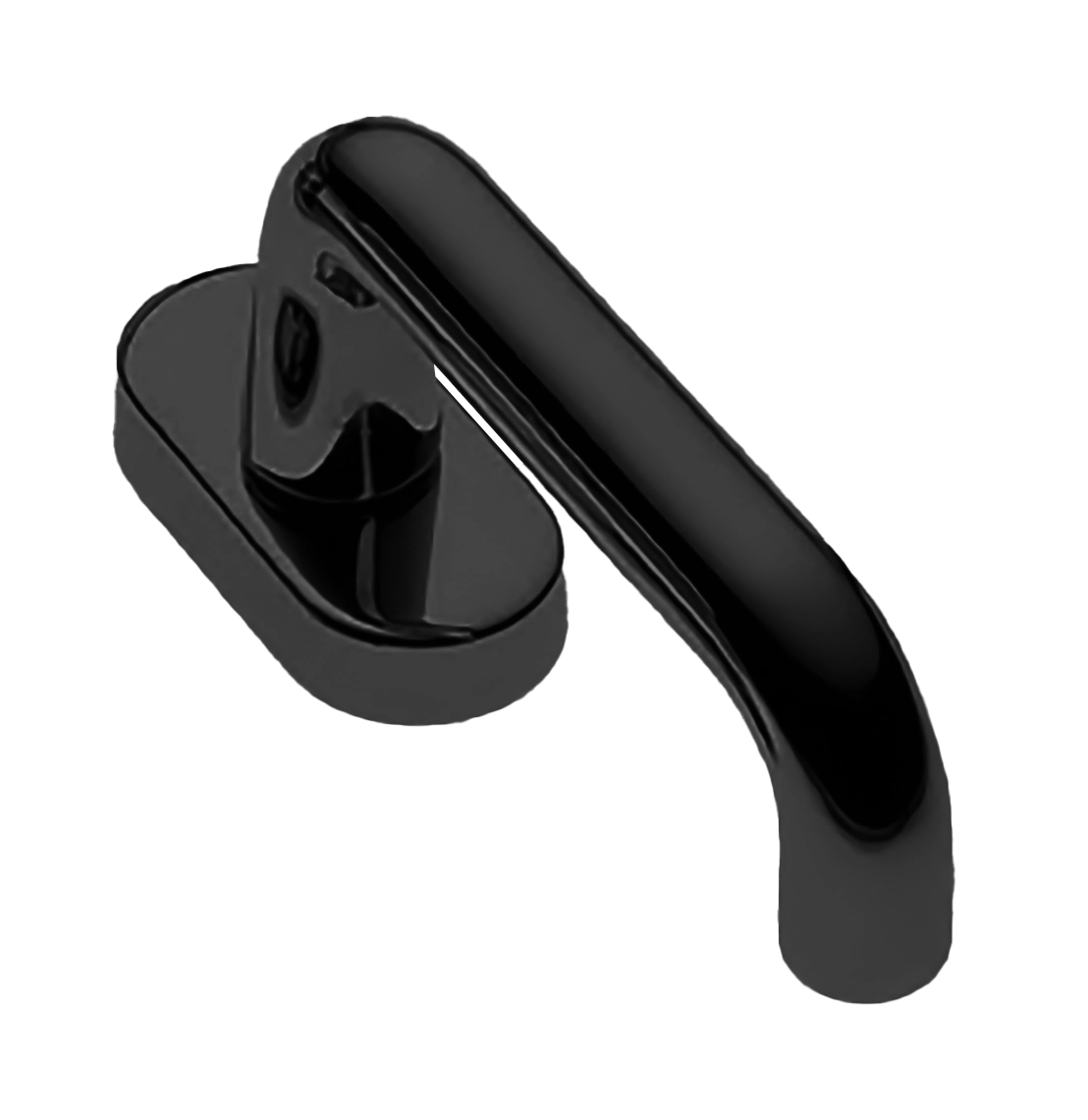 Ручка оконная IRIS W1 NERO, цвет - черный фото купить Сочи