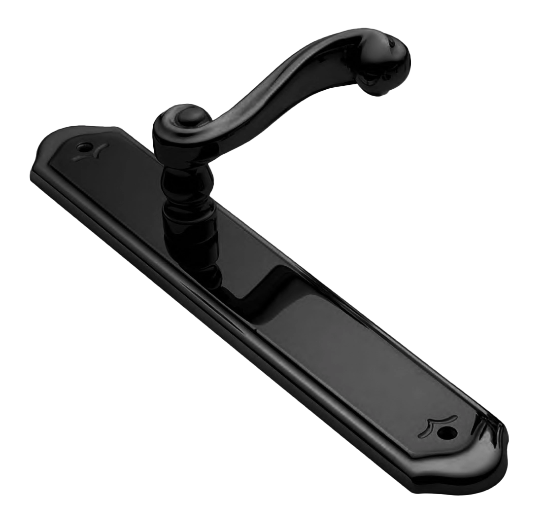 Ручка на планке PLAZA PL NERO, цвет - черный фото купить Сочи