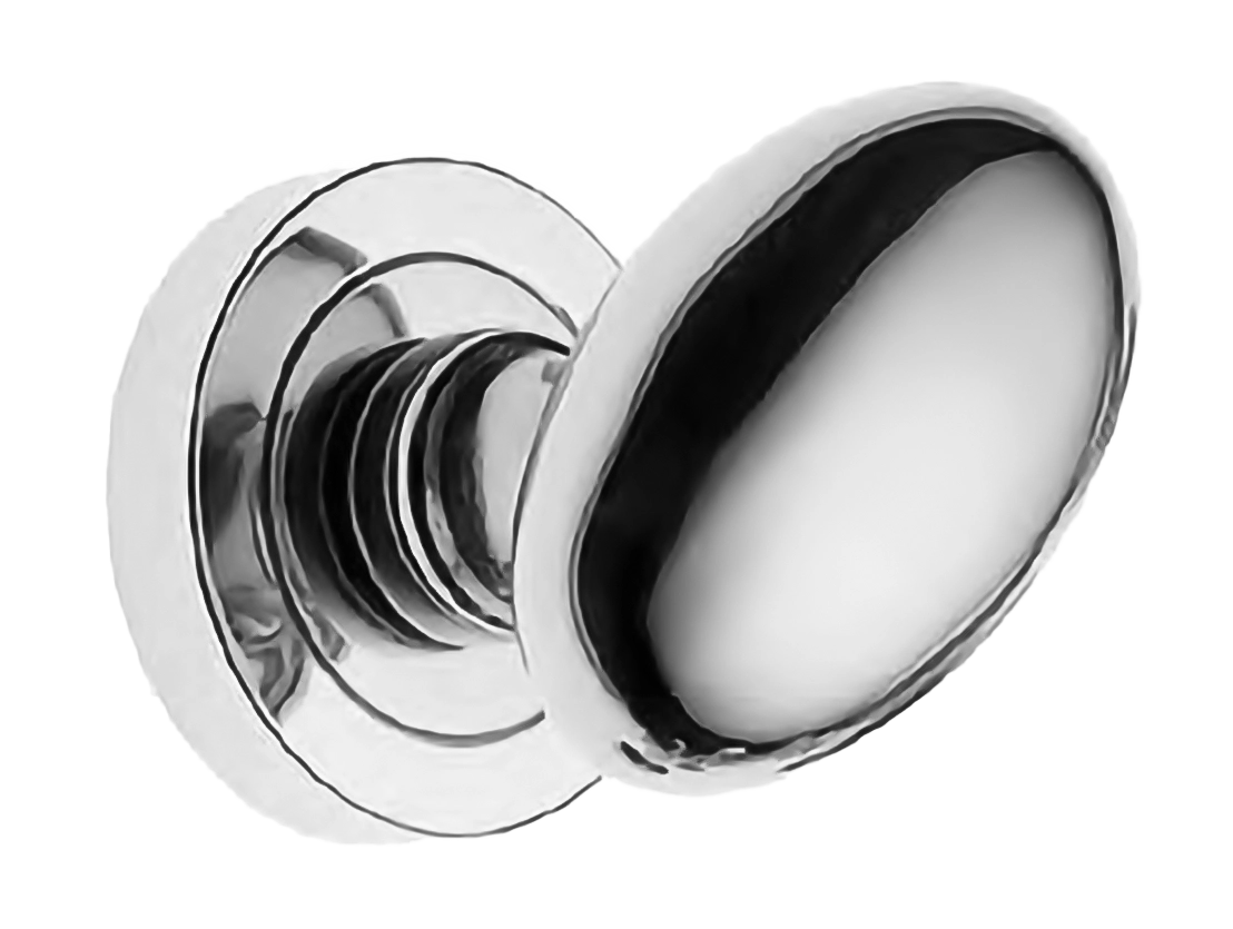 Поворотный кноб ART.440 CRO на круглой розетке с накладкой, цвет - хром фото купить Сочи