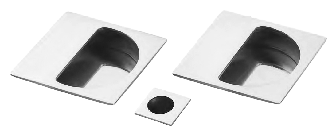 Ручки для раздвижной двери ART.72/Q CRO с пальчиковой ручкой и заверткой WC, цвет - хром фото купить Сочи