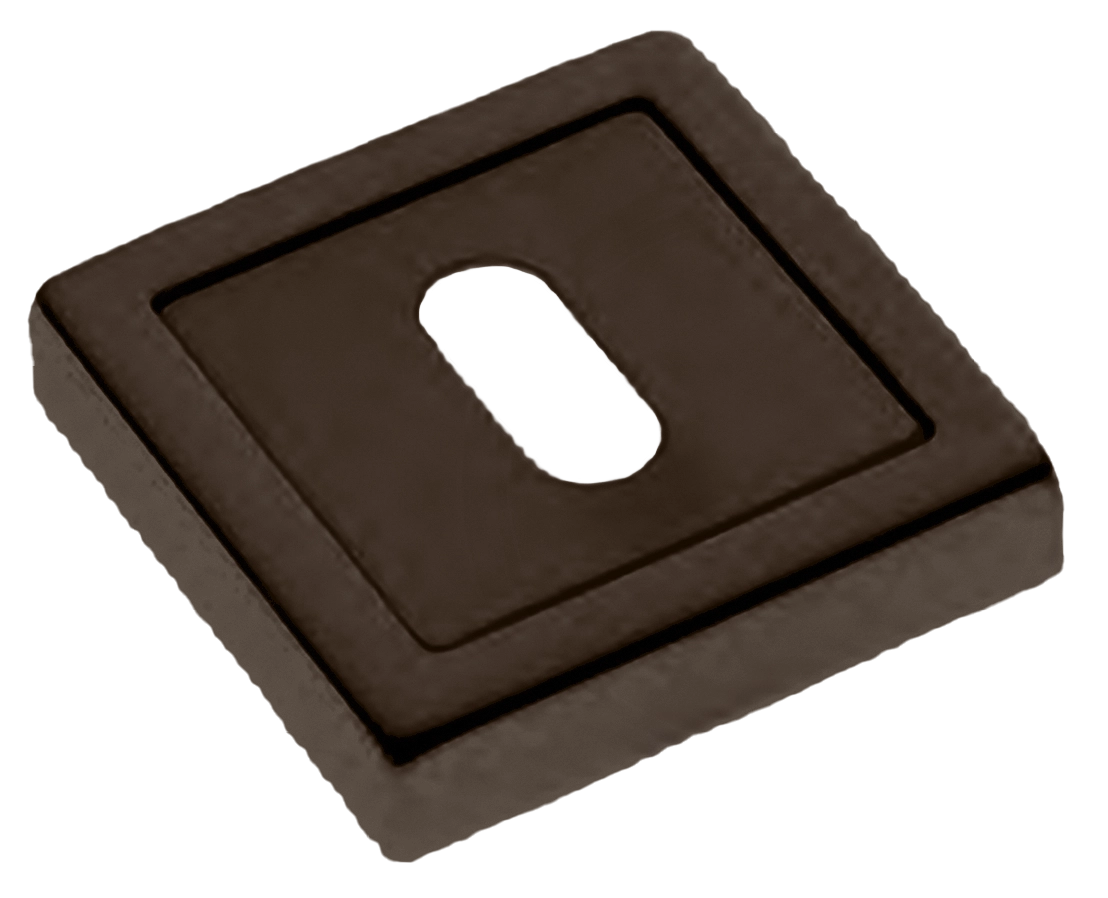 Накладка на ключевой цилиндр LUX-FK-S3 ANT на квадратной розетке под ключ буратино, цвет - антрацит фото купить Сочи