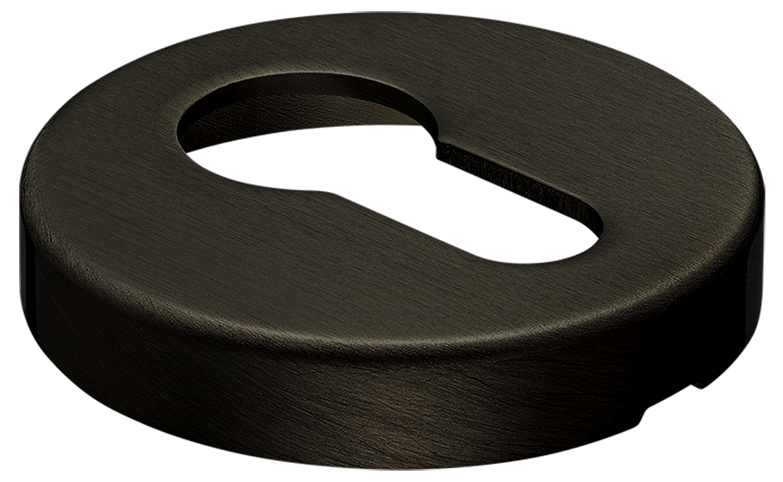 Накладка на ключевой цилиндр LUX-KH-R6 ANT на круглой розетке, цвет - антрацит фото купить в Сочи