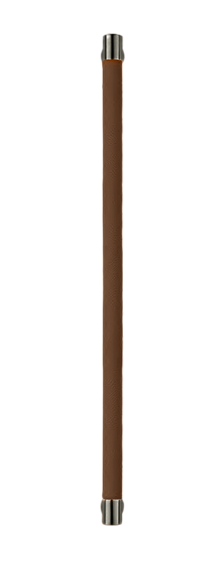 Ручка-скоба HIDE LEATHER PH/A ANT/TESTA DI MORO, цвет - антрацит/темно-коричневый фото купить Сочи