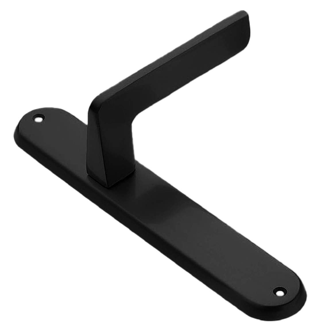 Ручка дверная на планке ROCK PL NERO, цвет черный, латунь фото купить в Сочи