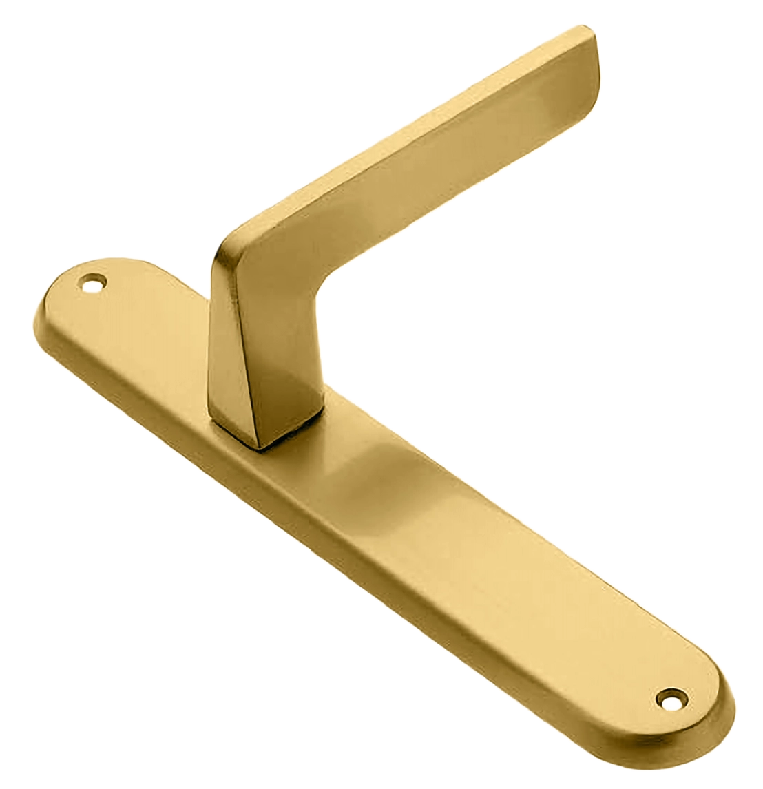 Ручка дверная на планке ROCK PL OSA, цвет матовое золото, латунь фото купить в Сочи