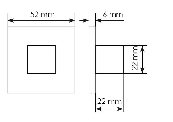 Комплект дверных ручек MH-54-S6 BL с заверткой MH-WC-S6 BL + замок M1895 BL, цвет черный фото дверная фурнитура Сочи