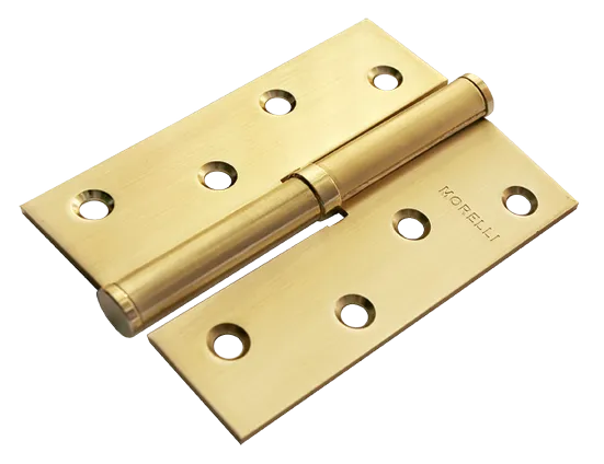 Петля разъемная карточная MSND 100X70X2.5 SG R с подшипником стальная правая, врезная, цвет матовое золото фото купить Сочи