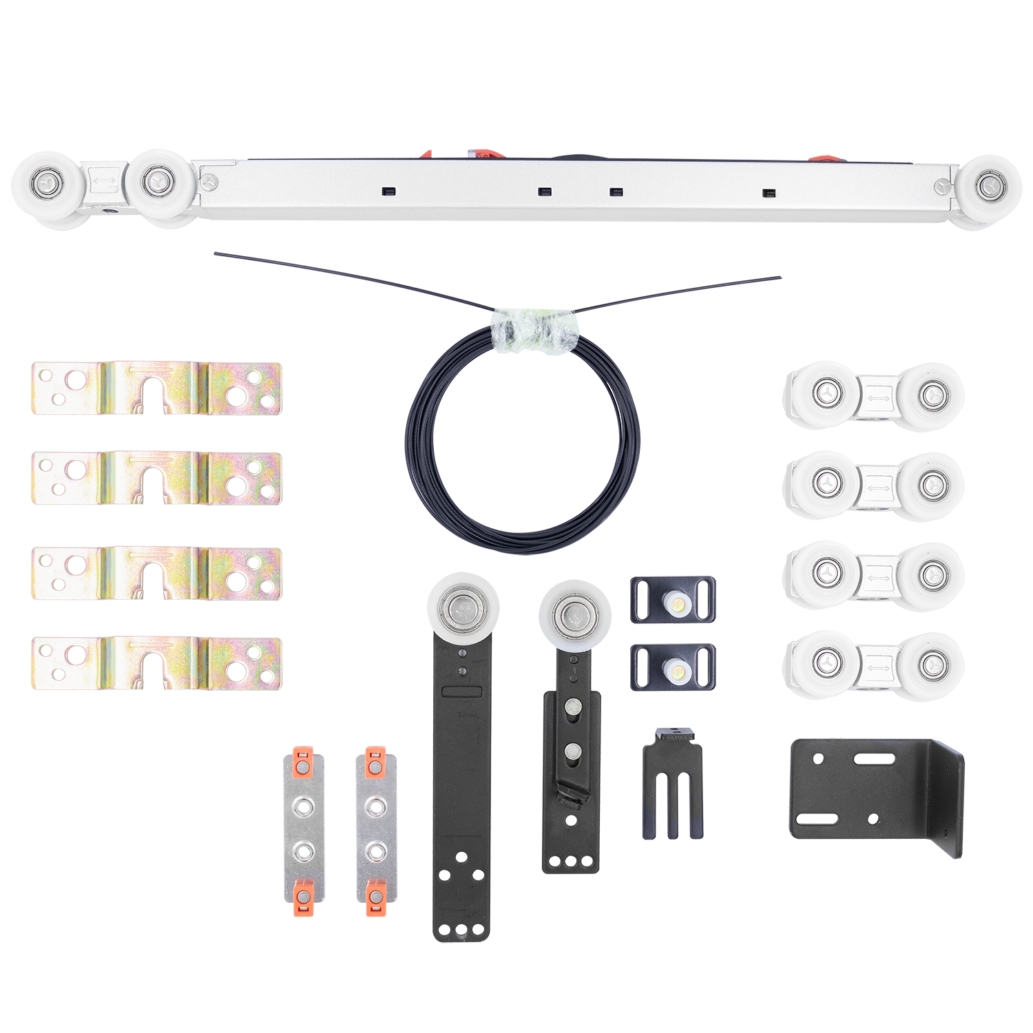 SET-TS 3+1, комплект системы TS для раздвижных дверей на 4 полотна (3 подвижных и 1 стационарное) фото купить Сочи