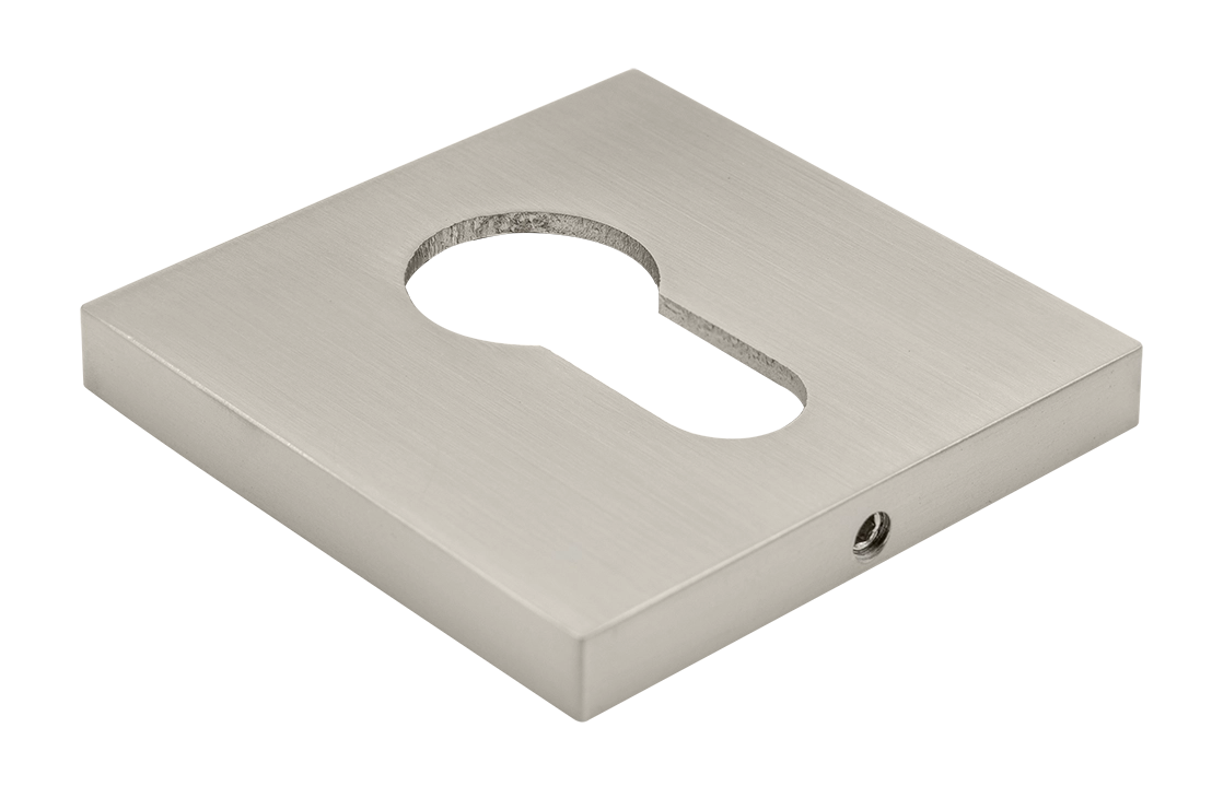 Накладка на замок MH-KH-S6 MSN под евроцилиндр, цвет матовый хром фото купить Сочи