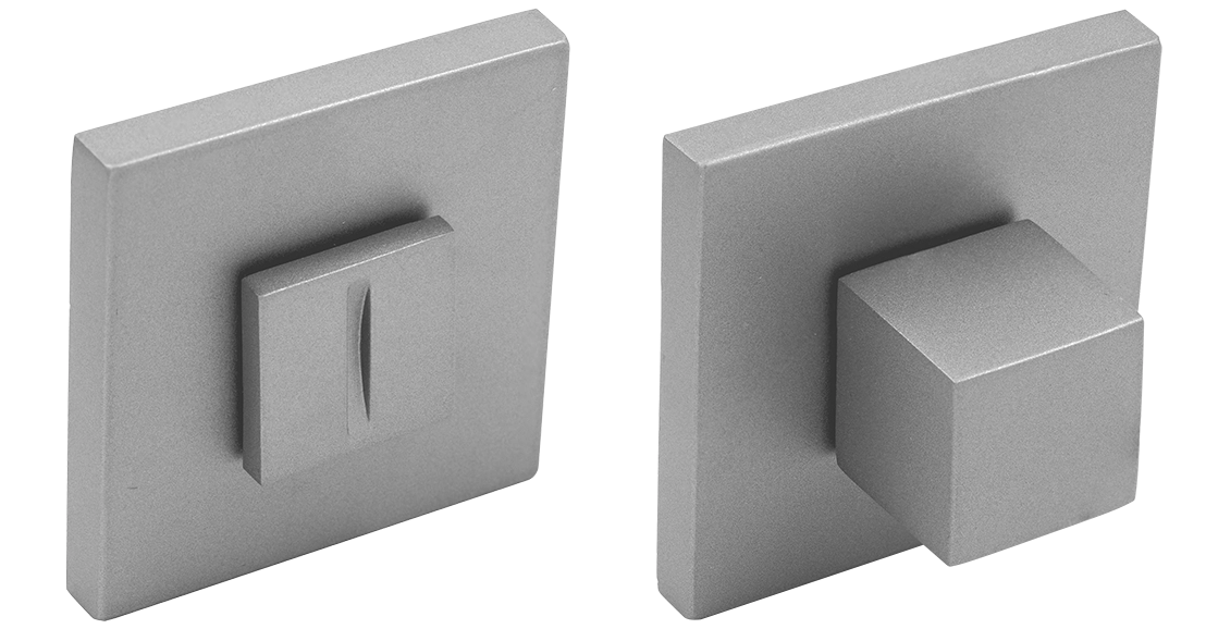 Завертка сантехническая MH-WC-S6 ASC на квадратной розетке цвет анодированный матовый хром, ЦАМ фото купить Сочи