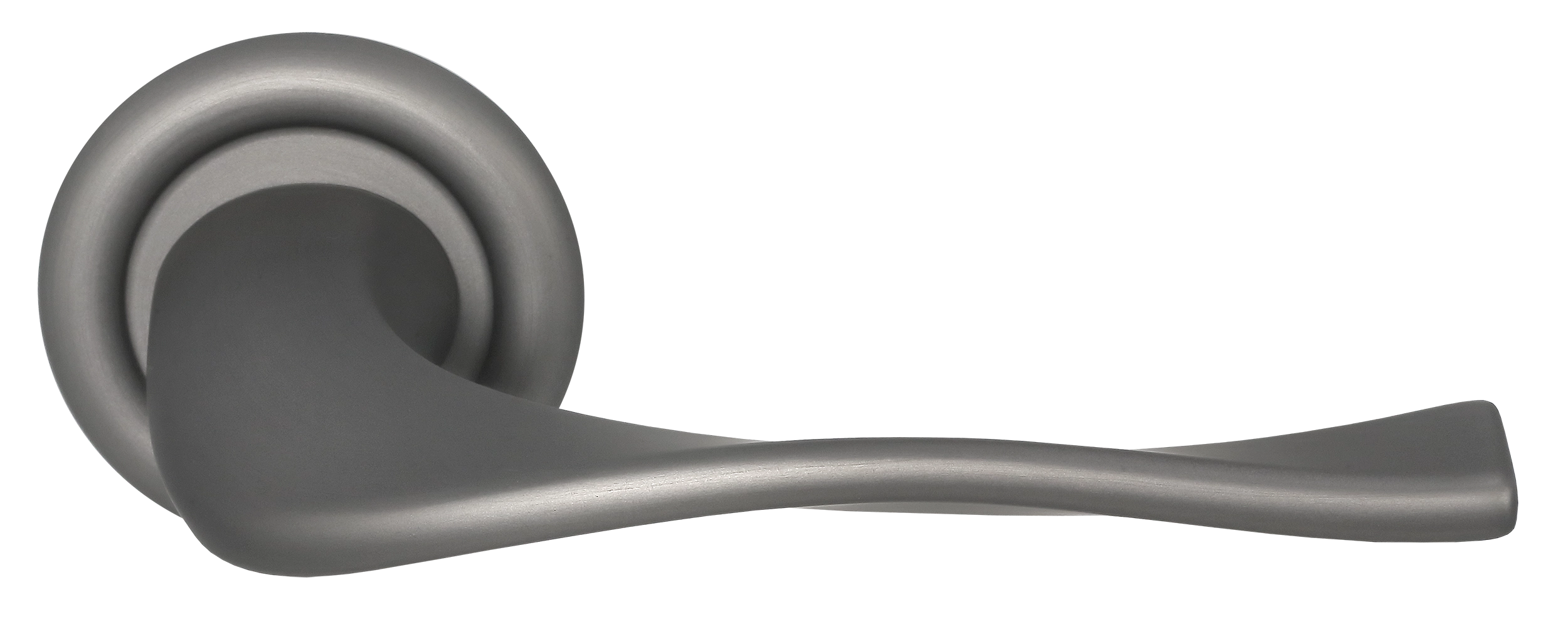 Ручка дверная SKYSCRAPER R7 WF на круглой розетке, цвет Зимняя стужа/Winter Frost фото купить Сочи