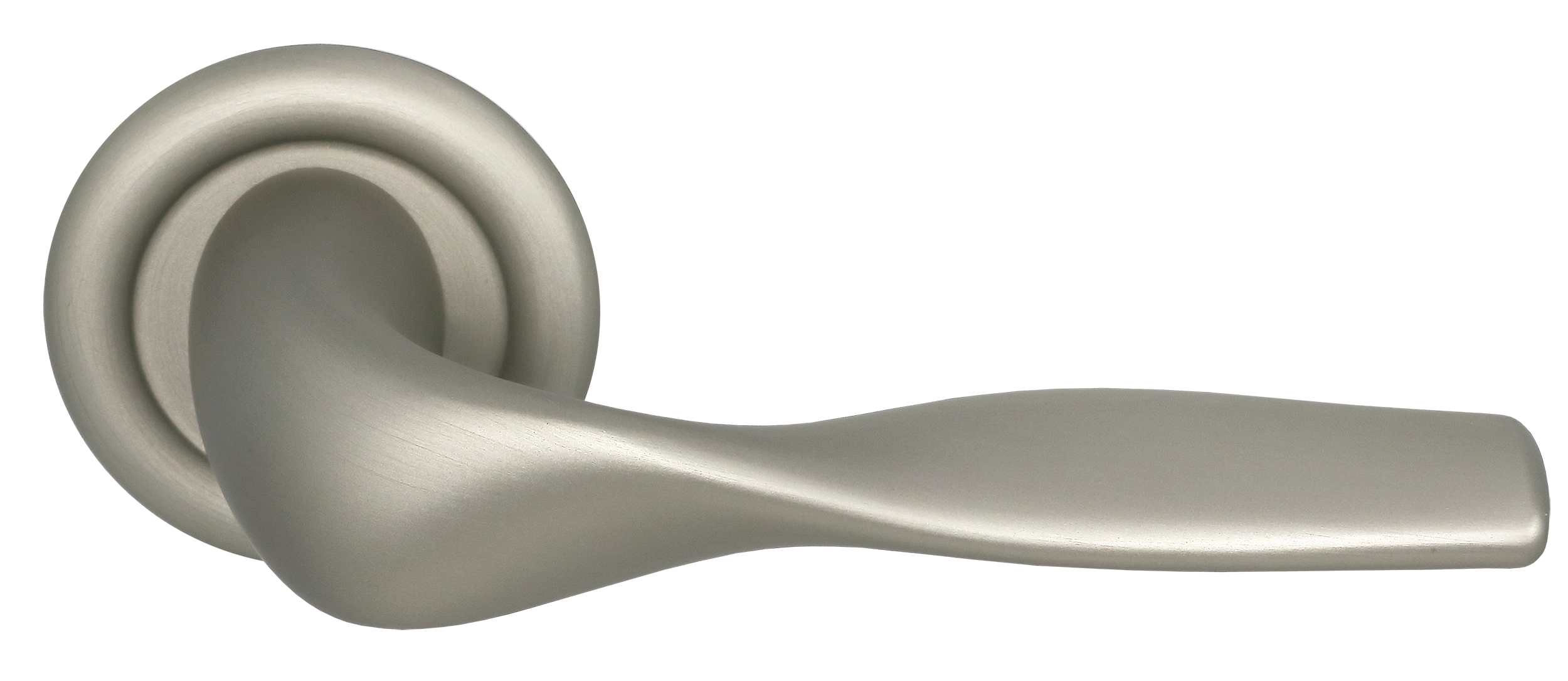 Ручка дверная LVB R7 SMI на круглой розетке, цвет Весенняя дымка/Spring Mist фото купить Сочи