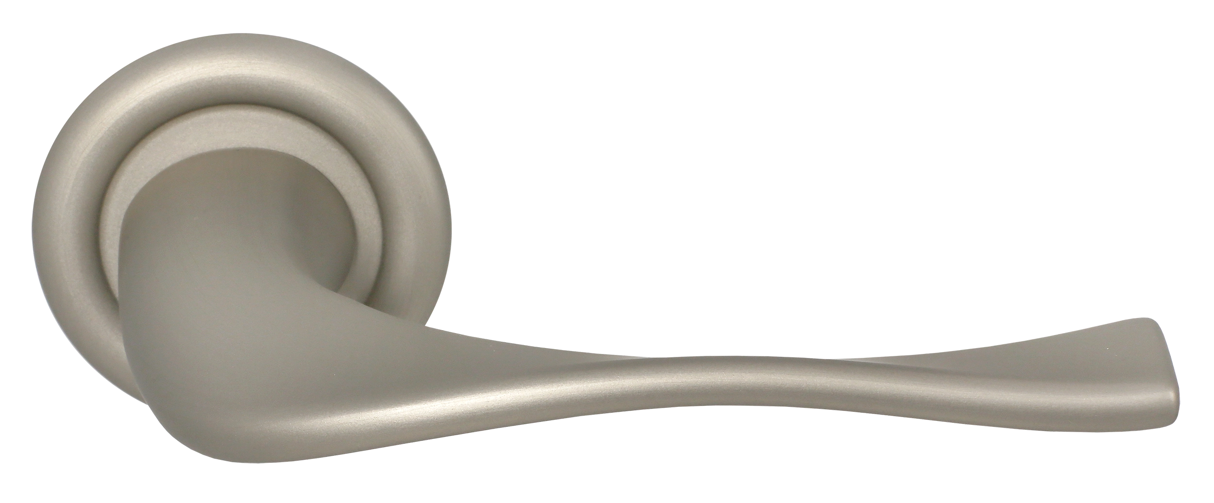 Ручка дверная SKYSCRAPER R7 SMI на круглой розетке, цвет Весенняя дымка/Spring Mist фото купить Сочи