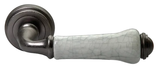 UMBERTO, ручка дверная MH-41-CLASSIC OMS/GR, цвет - старое мат.серебро/серый фото купить Сочи