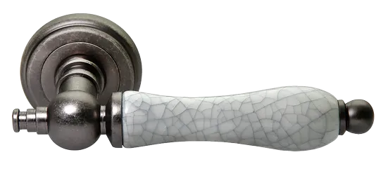 MART, ручка дверная MH-42-CLASSIC OMS/GR, цвет - старое мат.серебро/серый фото купить Сочи