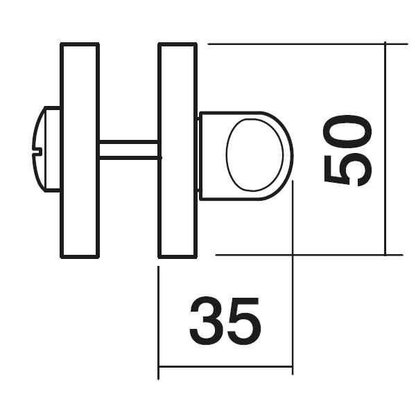 LUX-WC-R3 OBR, завертка сантехническая, цвет - кофе фото купить в Сочи