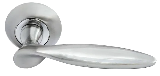КУПОЛ, ручка дверная MH-09 SN, цвет - белый никель фото купить Сочи