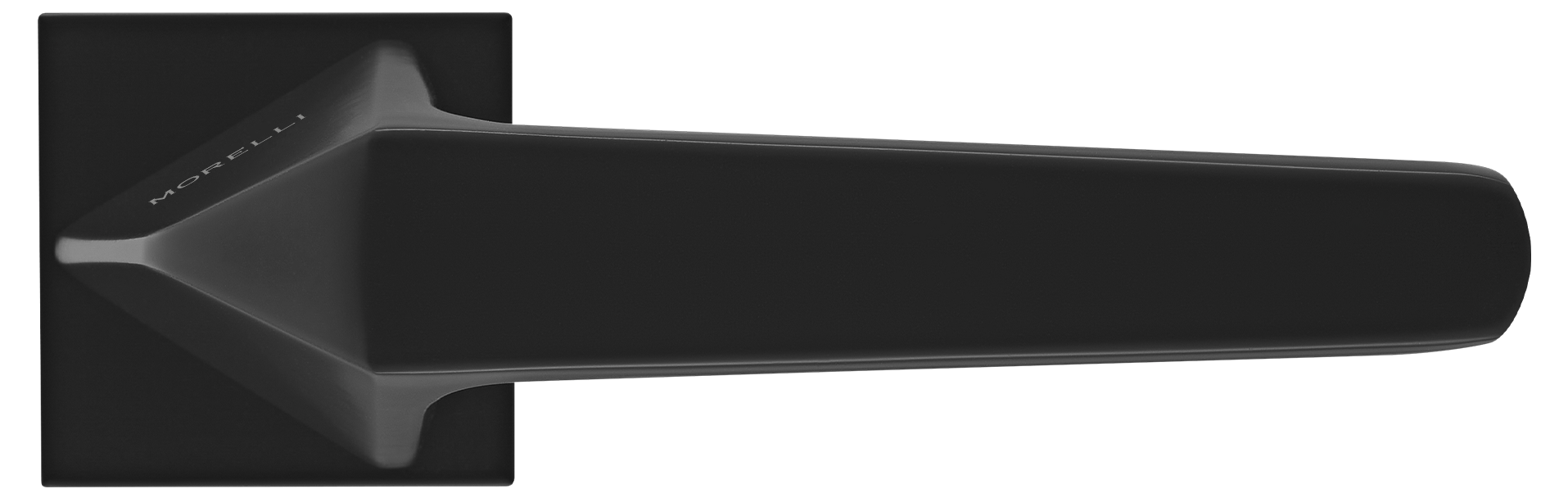SOUK ручка дверная на квадратной розетке 6 мм, MH-55-S6 BL, цвет - черный фото купить в Сочи