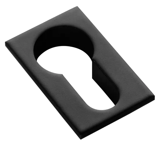 LUX-KH-SM NERO, накладка на евроцилиндр, цвет - черный фото купить Сочи