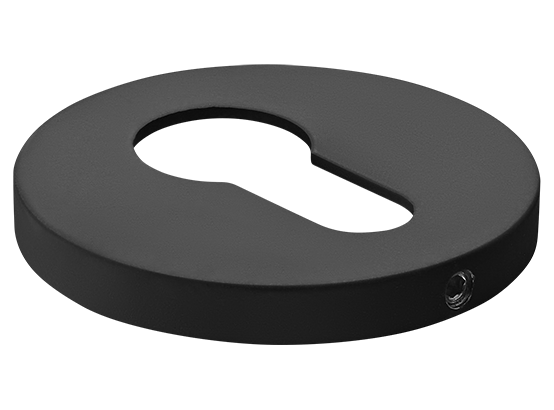 Накладка на ключевой цилиндр, на круглой розетке 6 мм, MH-KH-R6 BL, цвет - чёрный фото купить Сочи