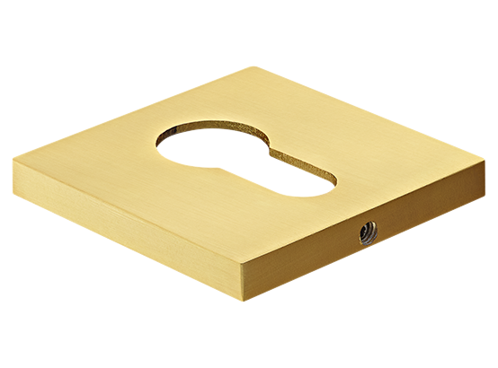 Накладка на ключевой цилиндр, на квадратной розетке 6 мм, MH-KH-S6 MSG, цвет - мат. сатинированное золото фото купить Сочи