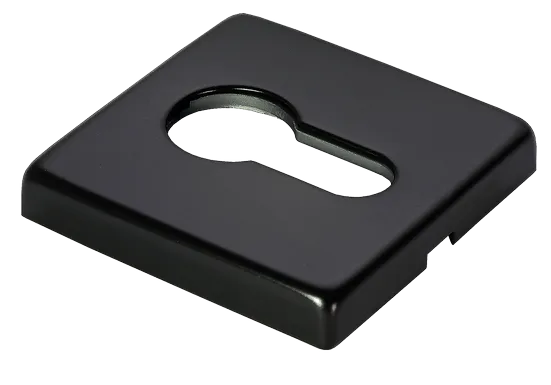 LUX-KH-S5 NERO, накладка под евроцилиндр, цвет - черный фото купить Сочи