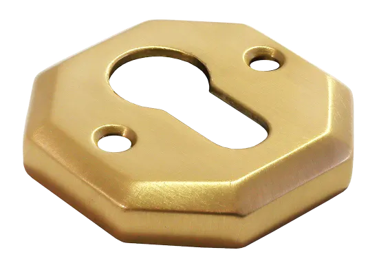 LUX-KH-Y OSA, накладка на евроцилиндр, цвет - матовое золото фото купить Сочи