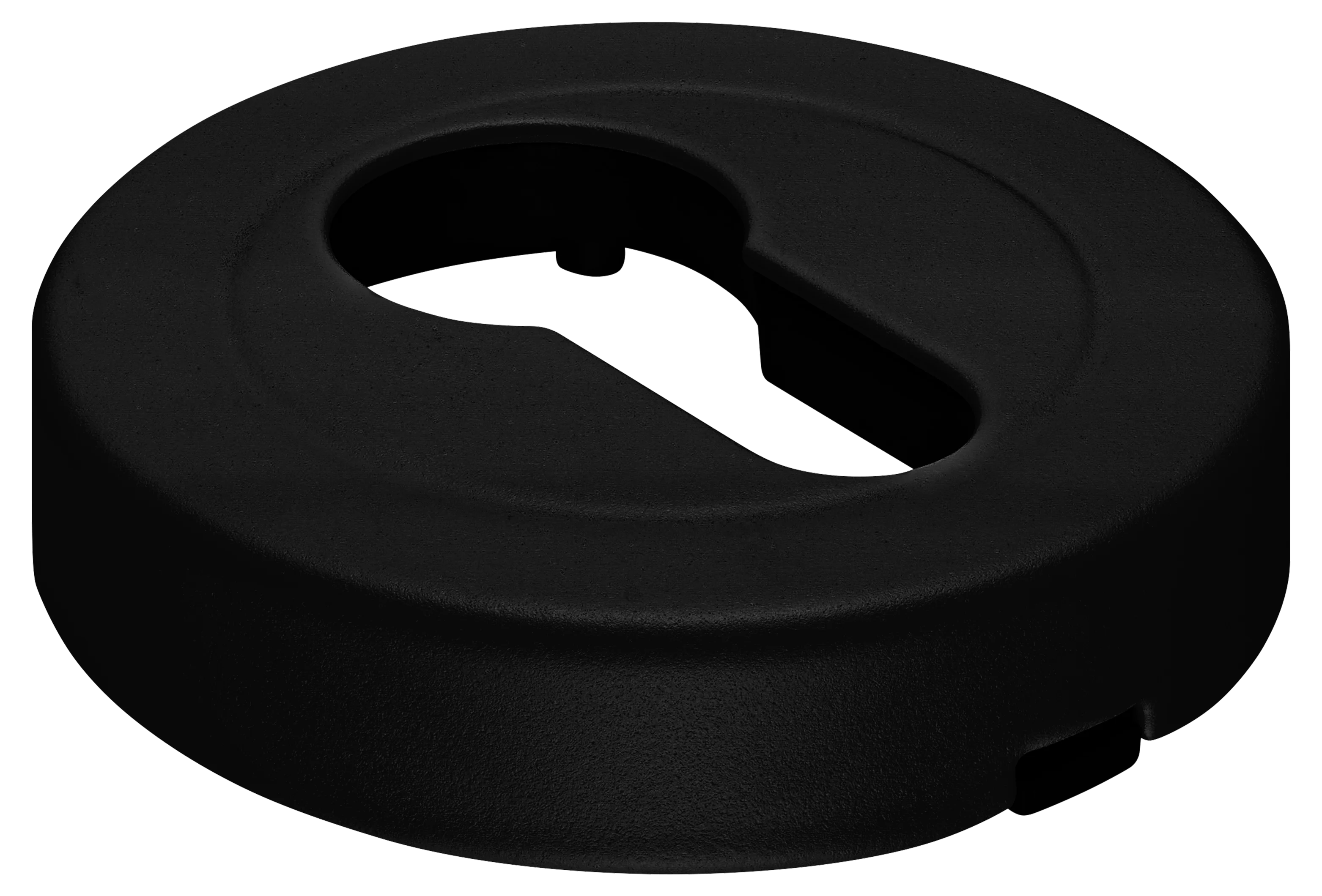 LUX-KH-R2 NERO, накладка на евроцилиндр, цвет - черный фото купить Сочи